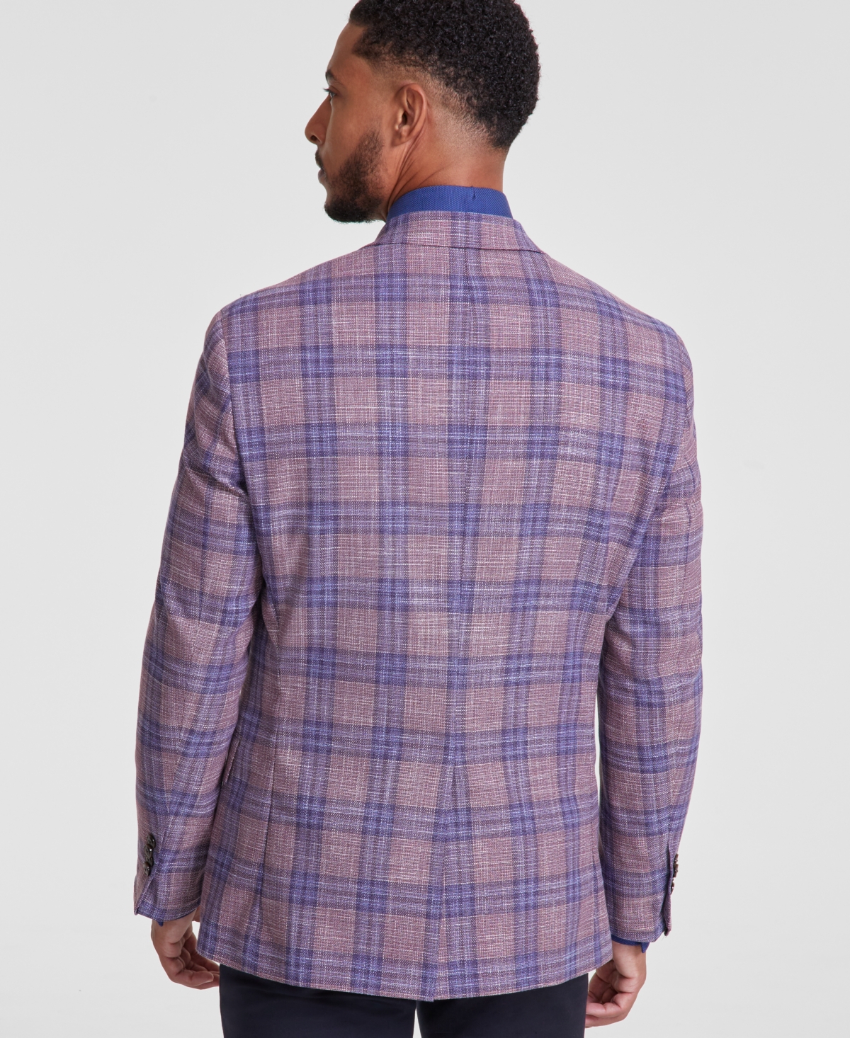 Michael Kors Men's Classic-Fit Transition Sport Coat -blue