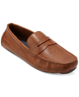 Cole Haan Mens Loafer Red Leather Driver Slip On Tasseled Penny Driving US 7 B Cole Haan City Burgandy Cordovan Tassel Slip-On Penny  main image 2