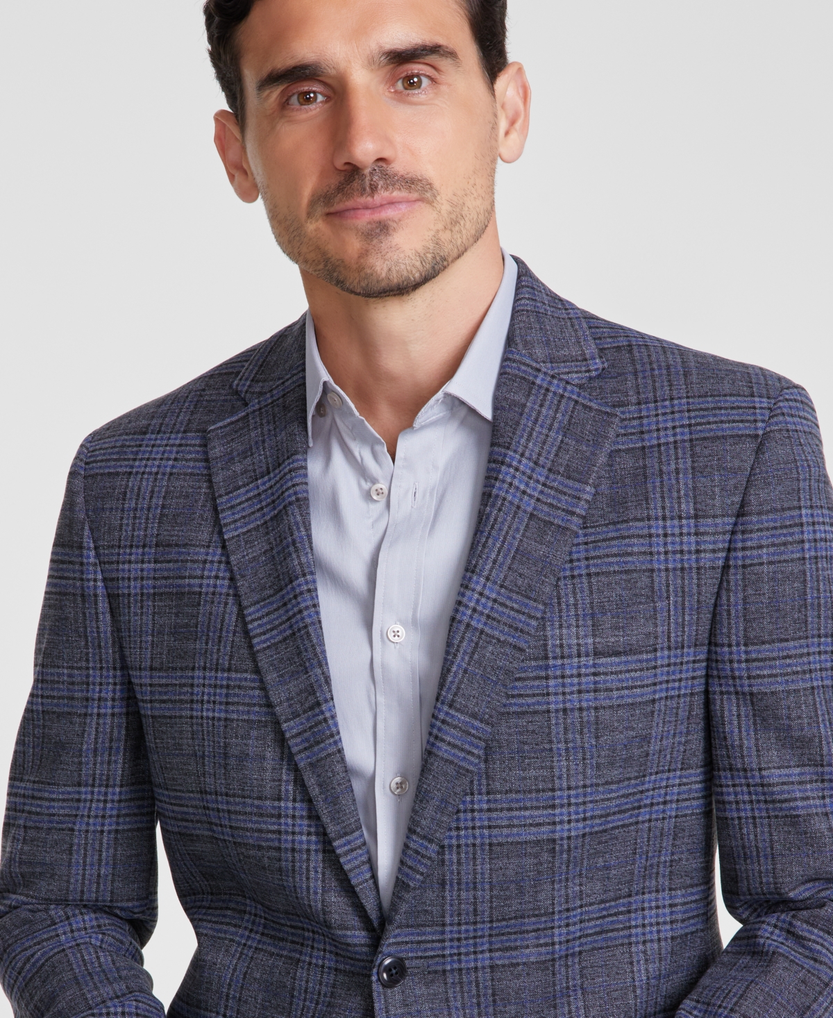Michael Kors Men Classic-Fit Plaid Sport Coat