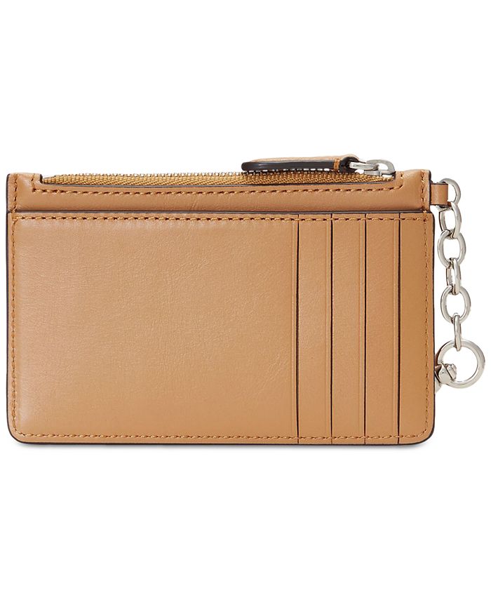 Lauren Ralph Lauren Leather Zip Card Case Macy's