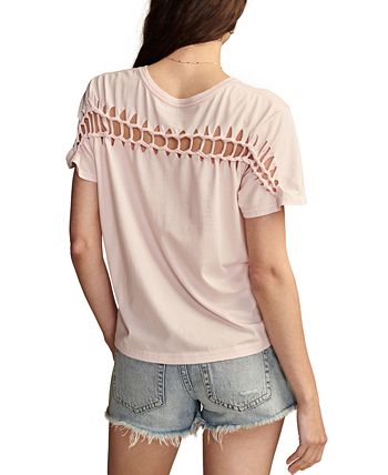 Lucky Brand Women's Floral Graphic T-Shirt - Macy's