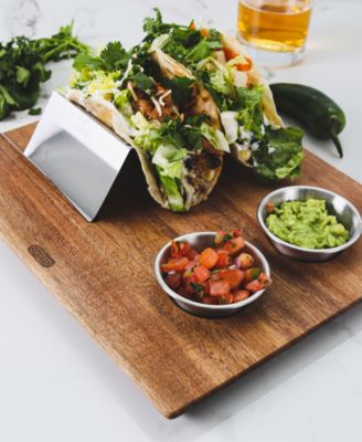 Acacia 12" x 10" Taco Board Set