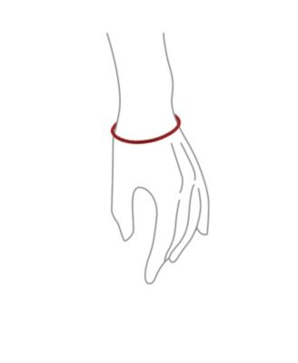 Red Weave Braided Leather Starter Charm Fits European Beads Bracelet .925 Sterling Silver Barrel Clasp