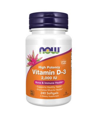 Vitamin D-3, 2000 IU, 2000 IU 240 Softgels