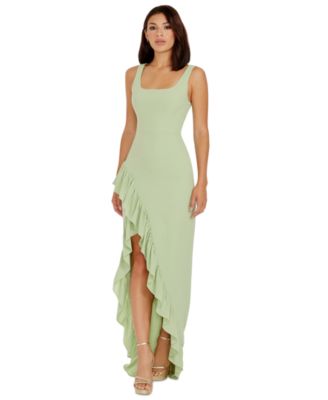 Women's Charlene Ruffled High-Low Gown