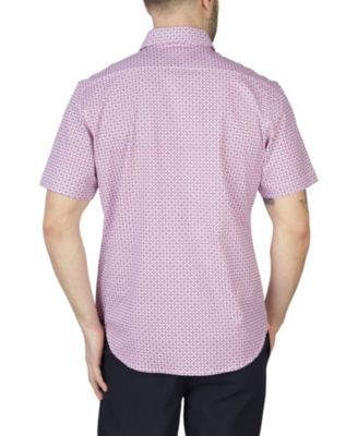 Men's Retro Geo Knit Short Sleeve Shirt