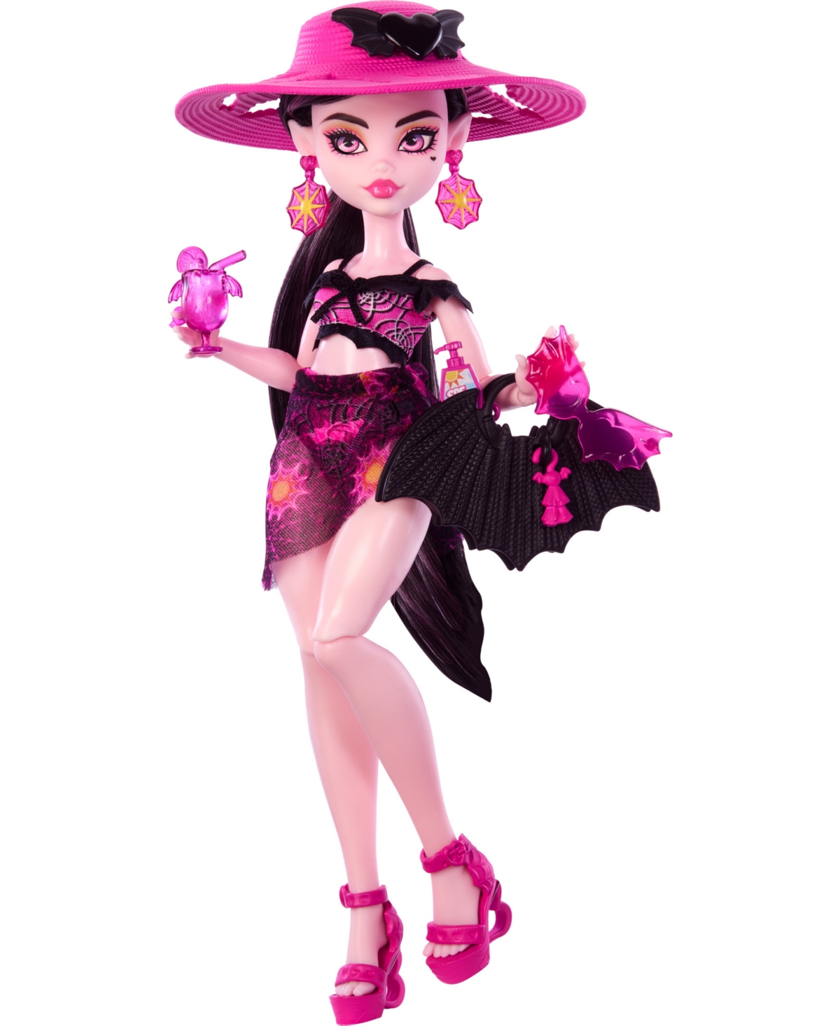 Shop Monster High Scare-adise Island Draculaura Fashion Doll With Swimsuit Accessories In No Color