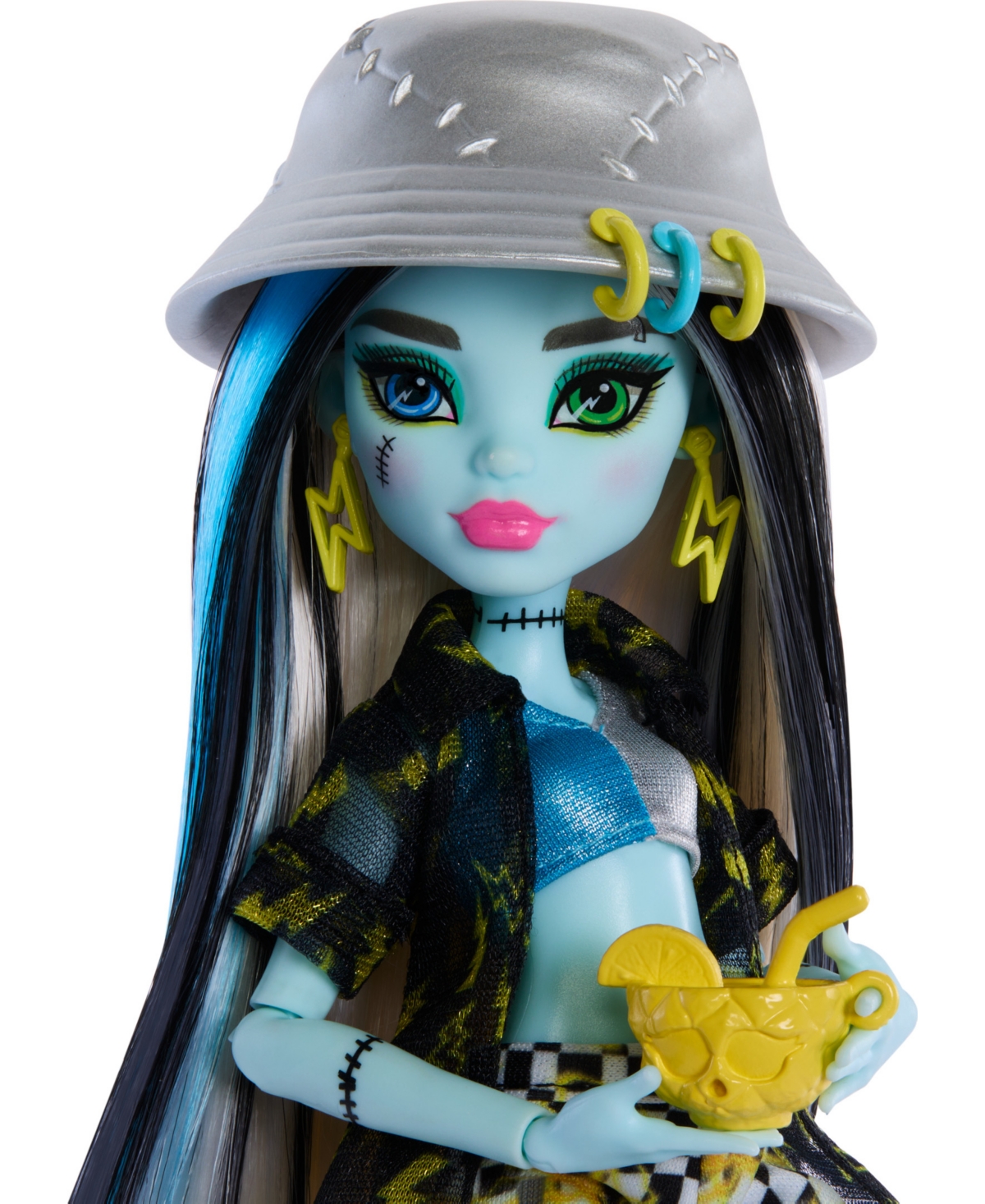 Shop Monster High Scare-adise Island Frankie Stein Fashion Doll With Swimsuit Accessories In No Color
