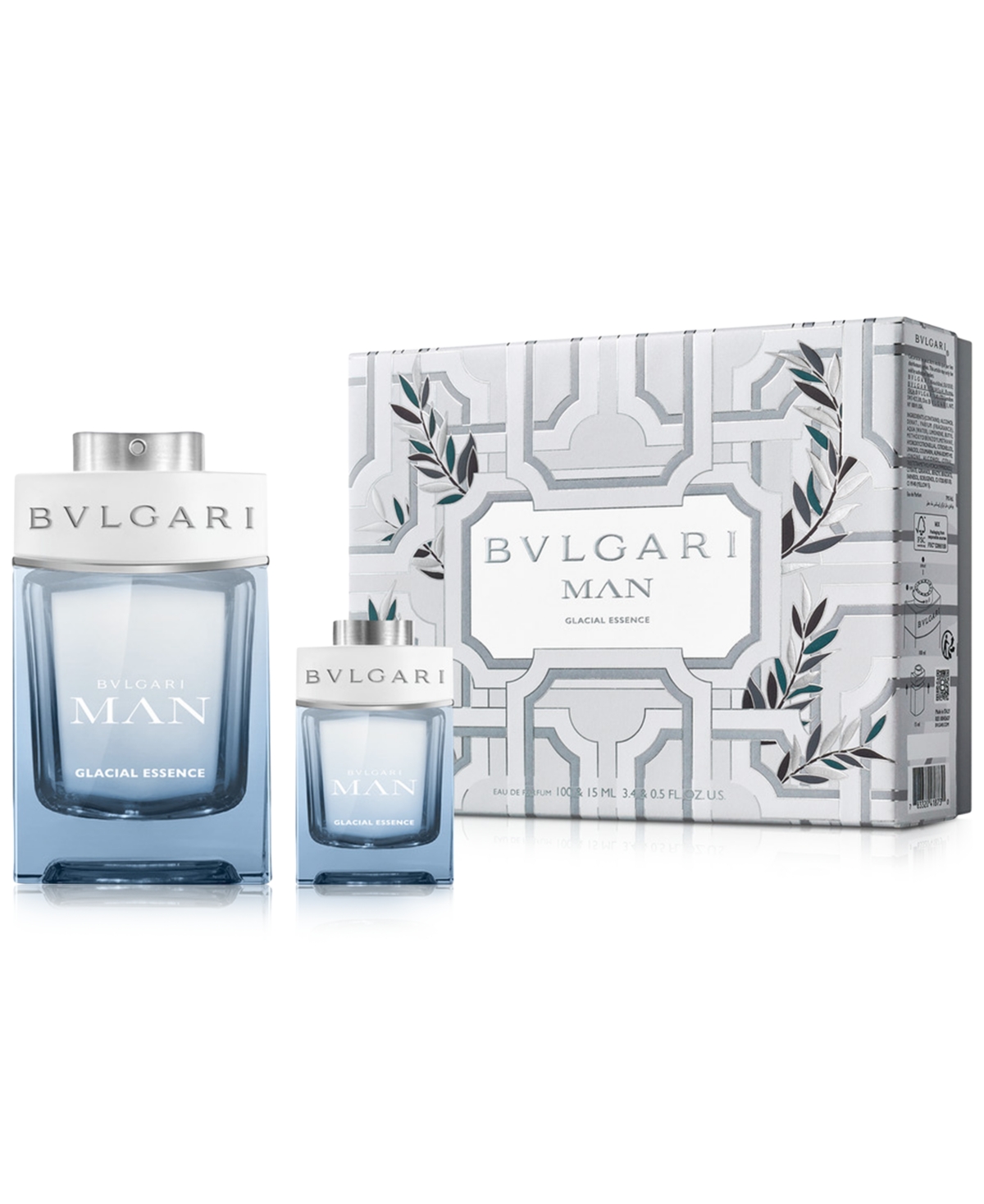 Shop Bvlgari Men's 2-pc. Man Glacial Essence Eau De Parfum Gift Set In No Color