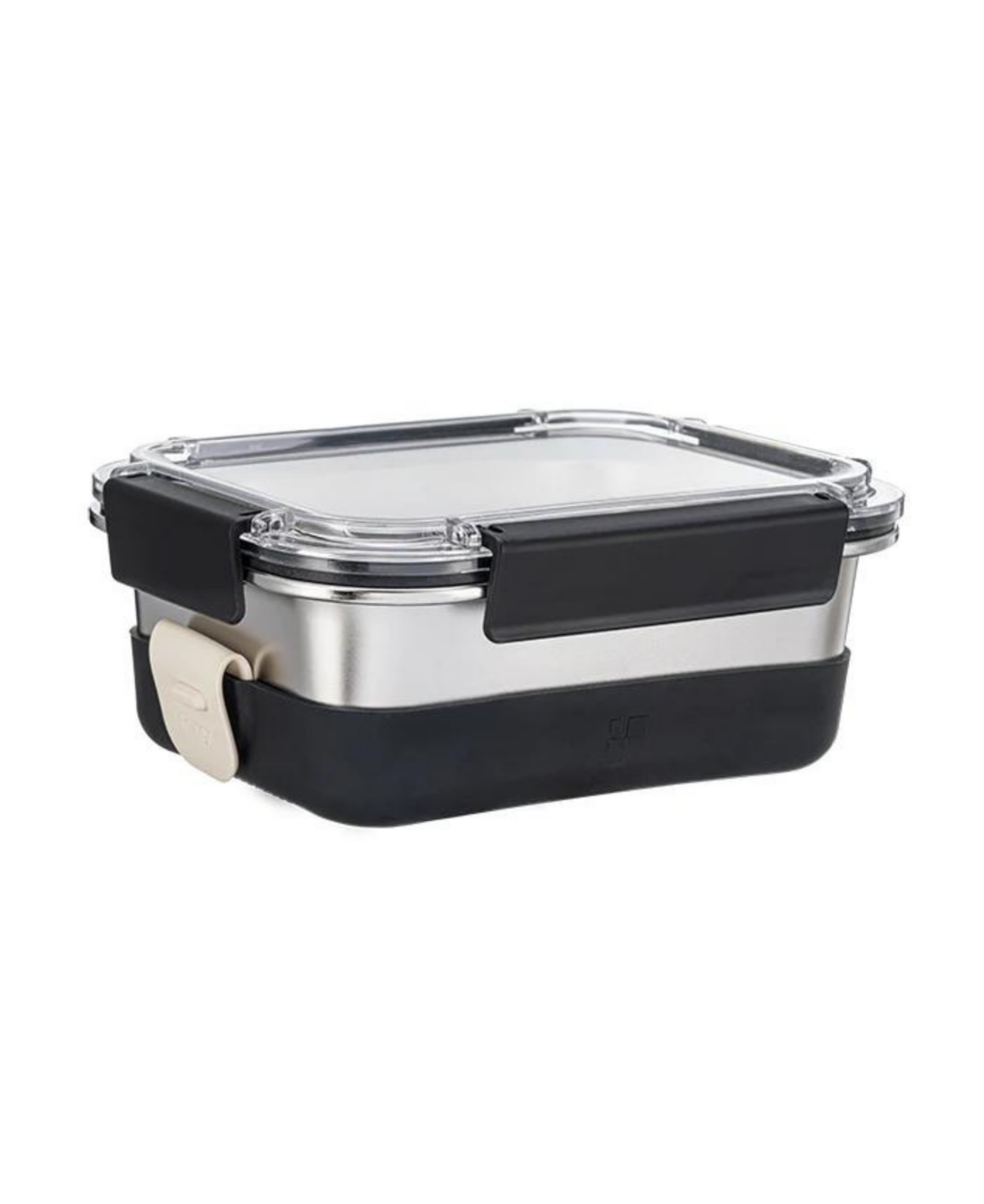 Fenger Stainless Steel Leak Resistant Container With Ms Lid And Silicone Sleeve In Black