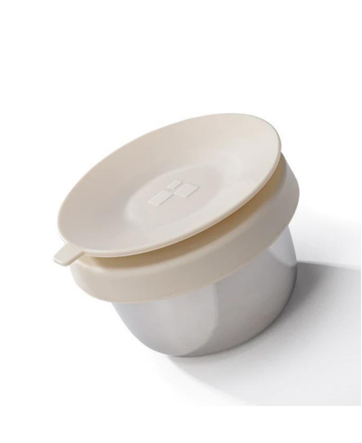 Shop Fenger Stainless-steel Sauce Box With Silicone Suction Lid In Creamy