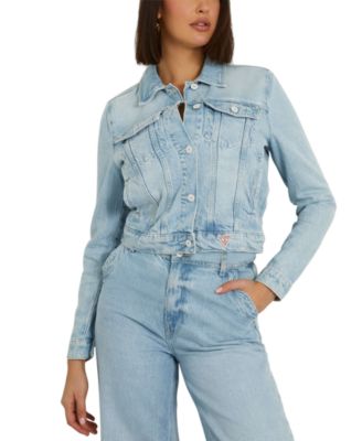 GUESS - Women's Doria Button Front Denim Jacket