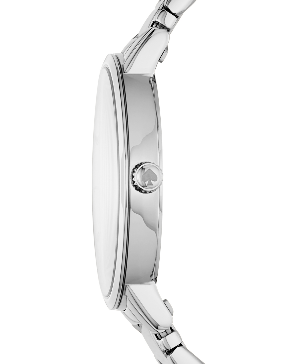 KATE SPADE WOMEN'S GRAMERCY THREE-HAND SILVER-TONE ALLOY WATCH 38MM, KSW9014 