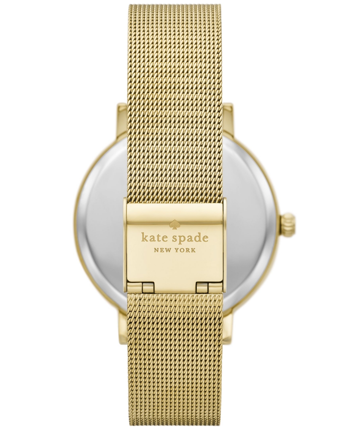 Shop Kate Spade Women's Monterey Three-hand Gold-tone Stainless Steel Mesh Watch 38mm, Ksw9056