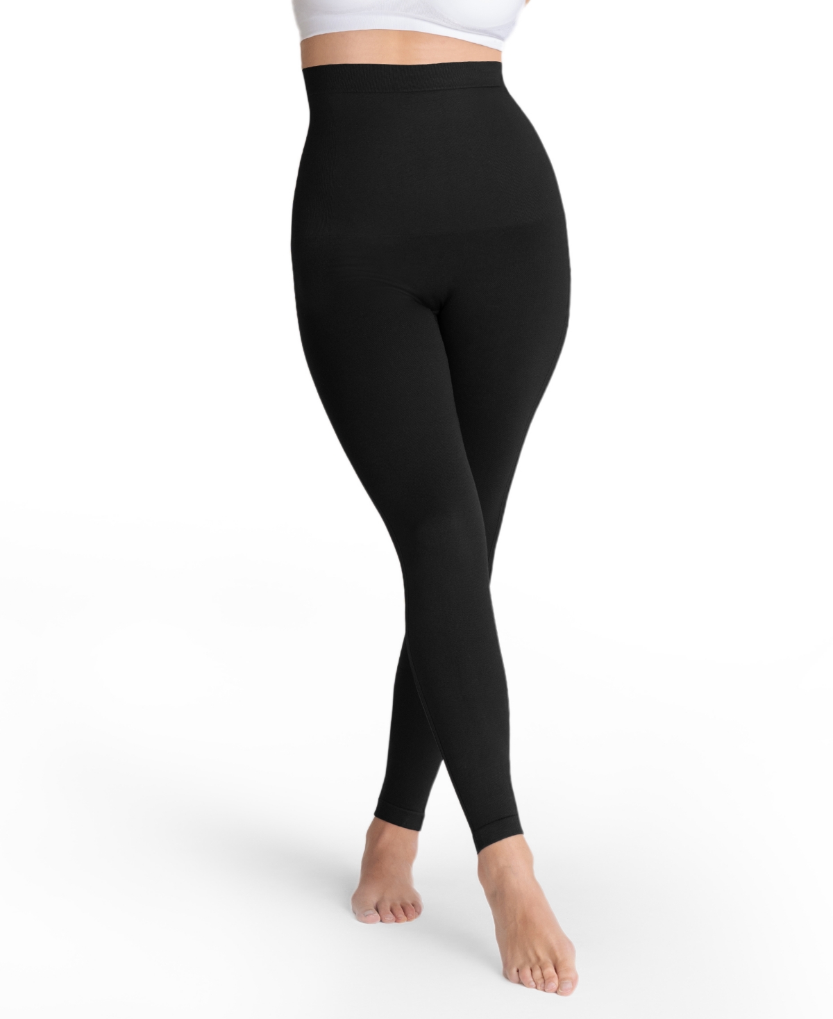 Women's High Waisted Shaping Leggings 42075 - Gray