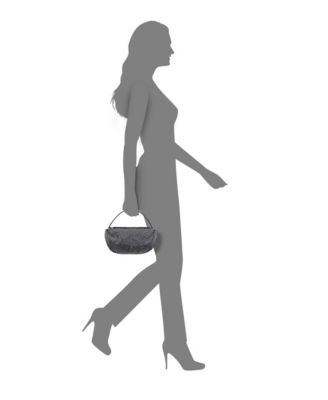 Half Moon Crystal Netting Bag