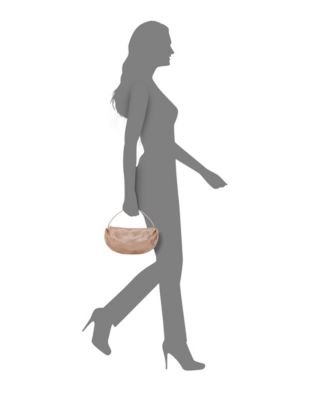 Half Moon Crystal Netting Bag