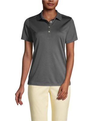Women's Short Sleeve Solid Active Polo