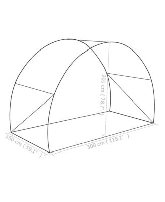 Greenhouse 48.4 ft² 118.1"x59.1"x78.7"