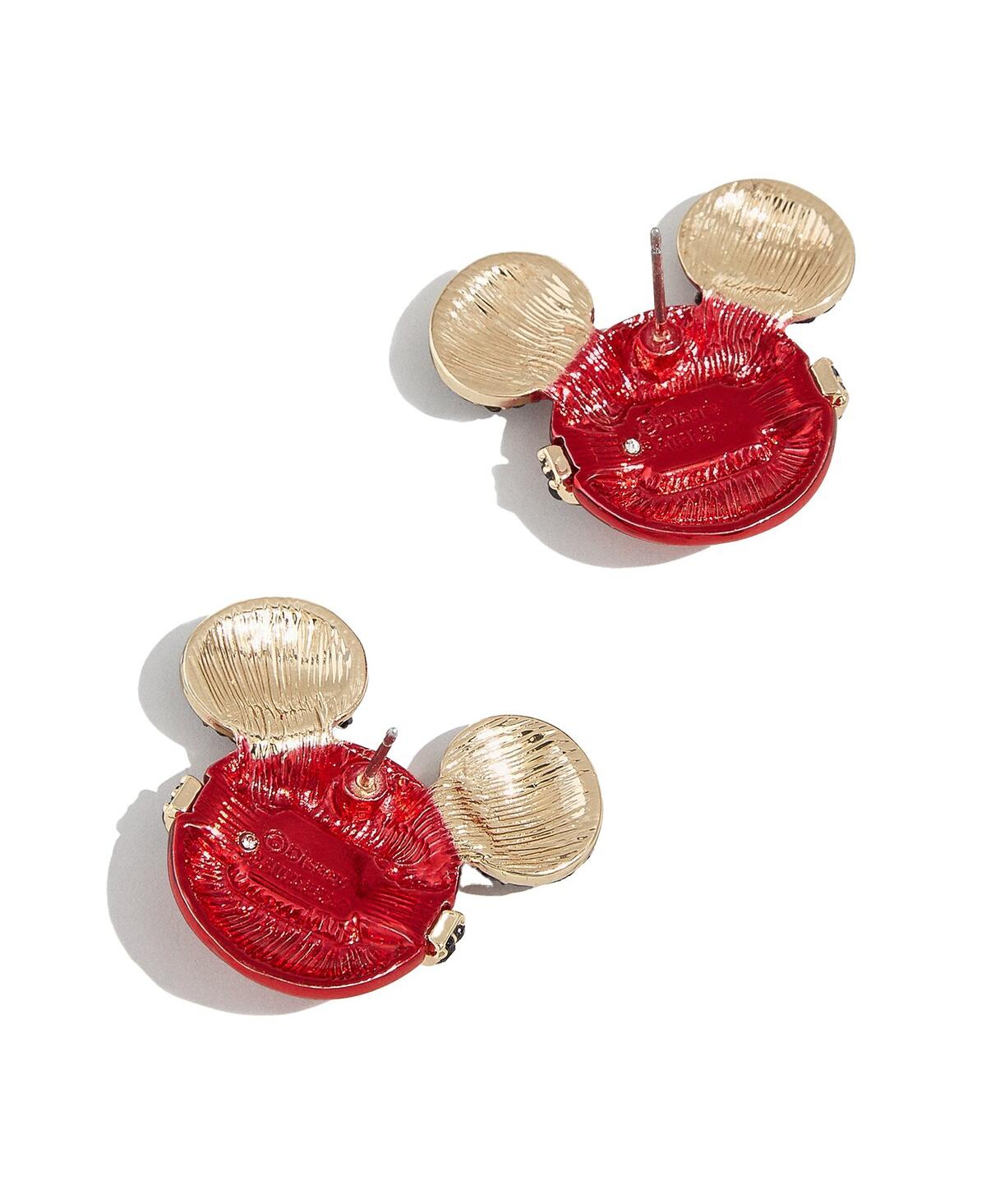 Shop Baublebar Women's  Mickey Mouse Santa Statement Earrings In Red