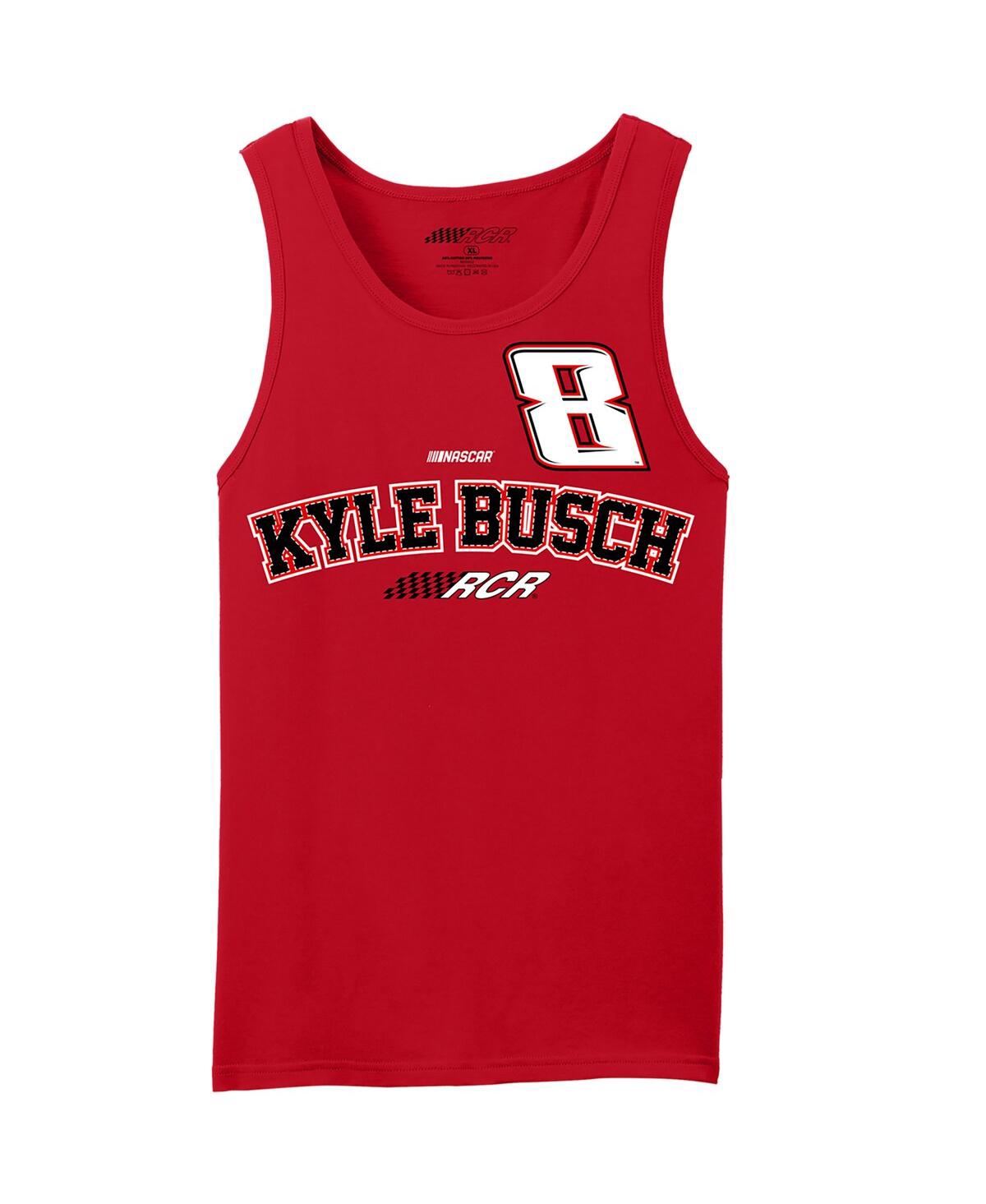 Shop Richard Childress Racing Team Collection Men's  Red Kyle Busch Tank Top