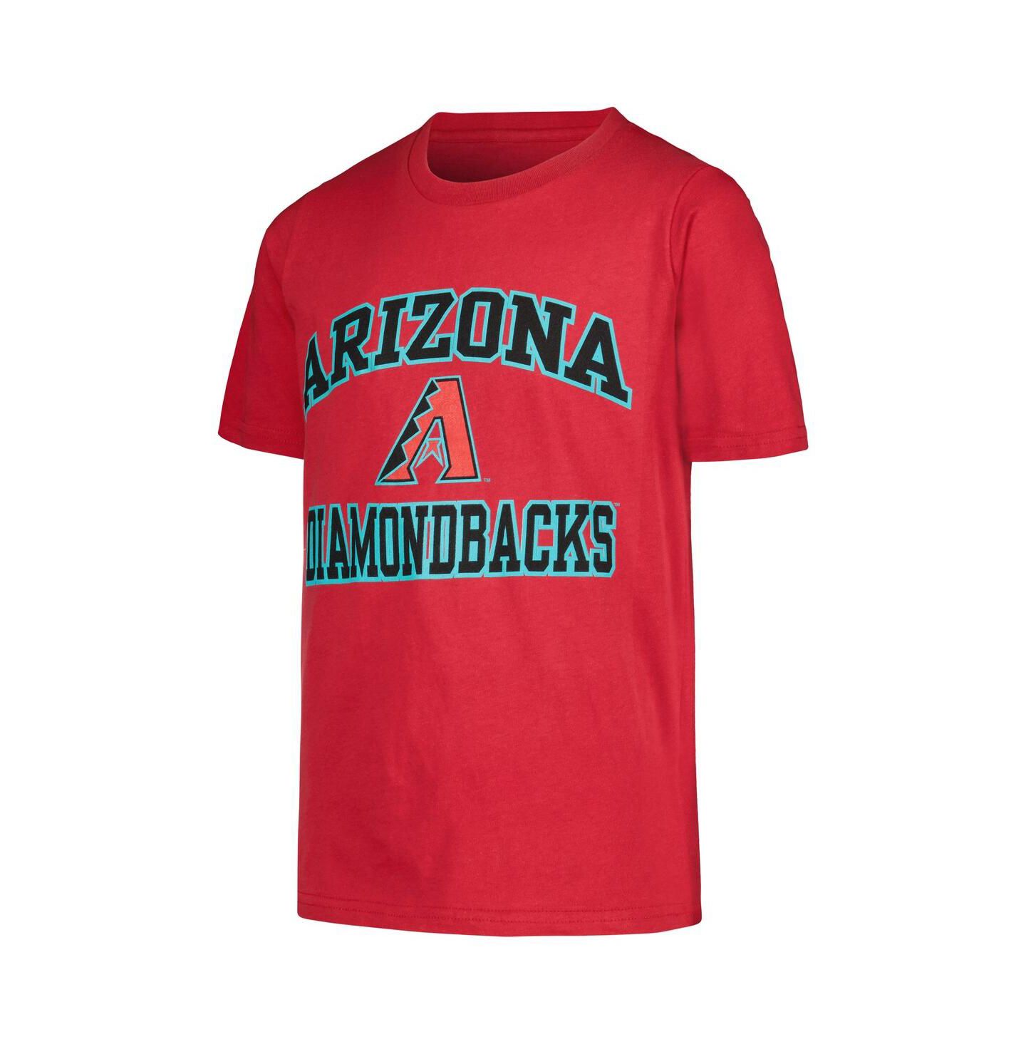 Футболка Fanatics Red Arizona Diamondbacks Heart & Soul для мальчиков — фото 2