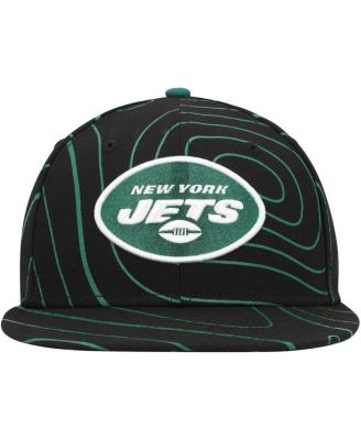 Men's Black New York Jets Geo 59FIFTY Fitted Hat