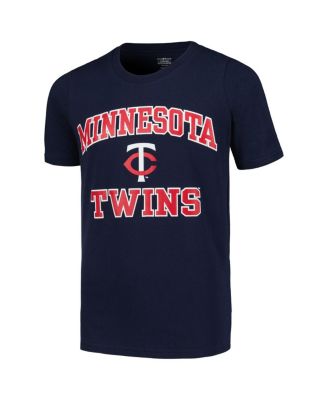 Big Boys Navy Minnesota Twins Heart and Soul T-shirt