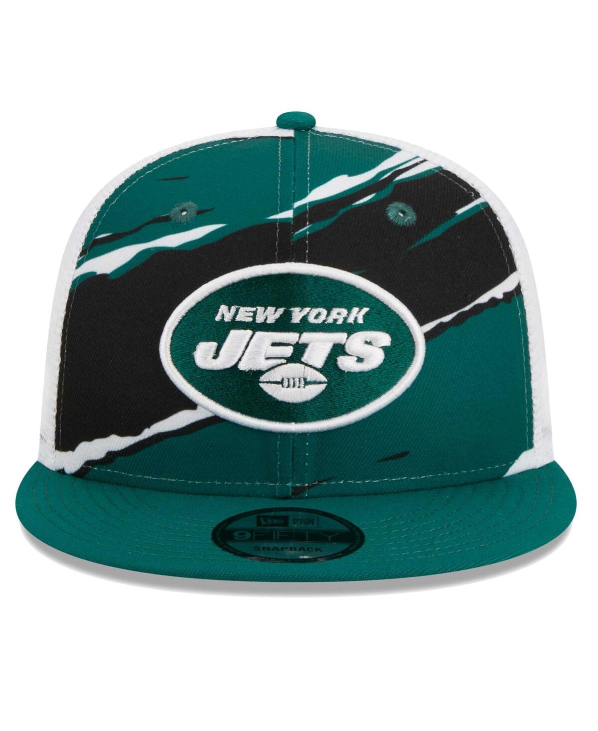 Men's New EraNew York Jets Tear Trucker 9FIFTY Snapback Hat - Green