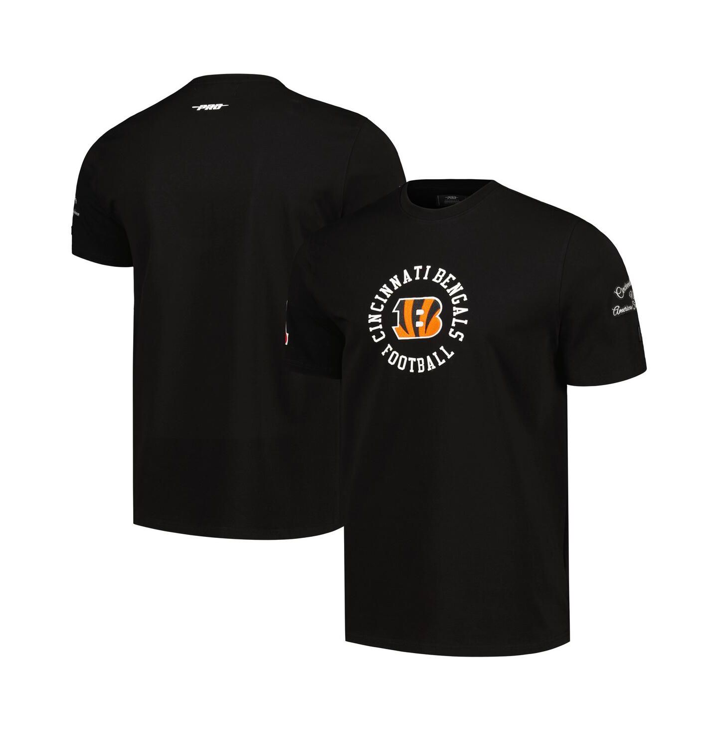 Мужская футболка Pro Standard Black Cincinnati Bengals Hybrid — фото 1