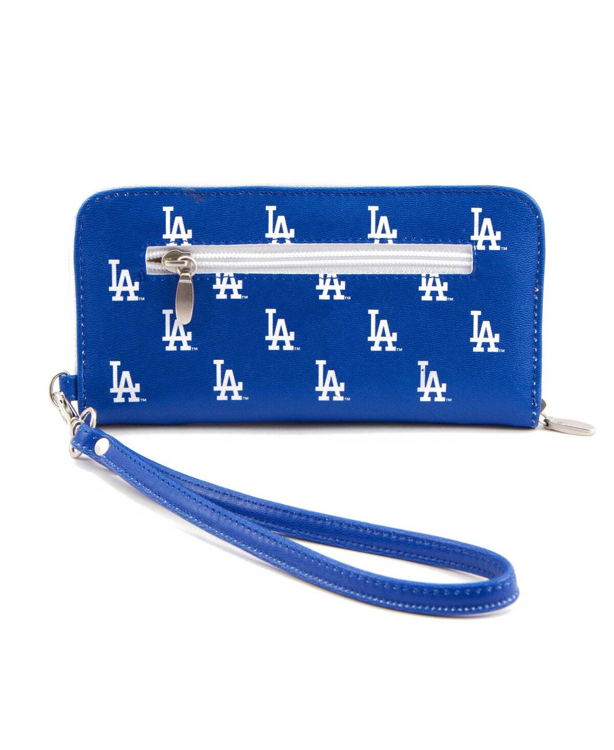 Women's Los Angeles Dodgers Zip-Around Wristlet Wallet - Blue