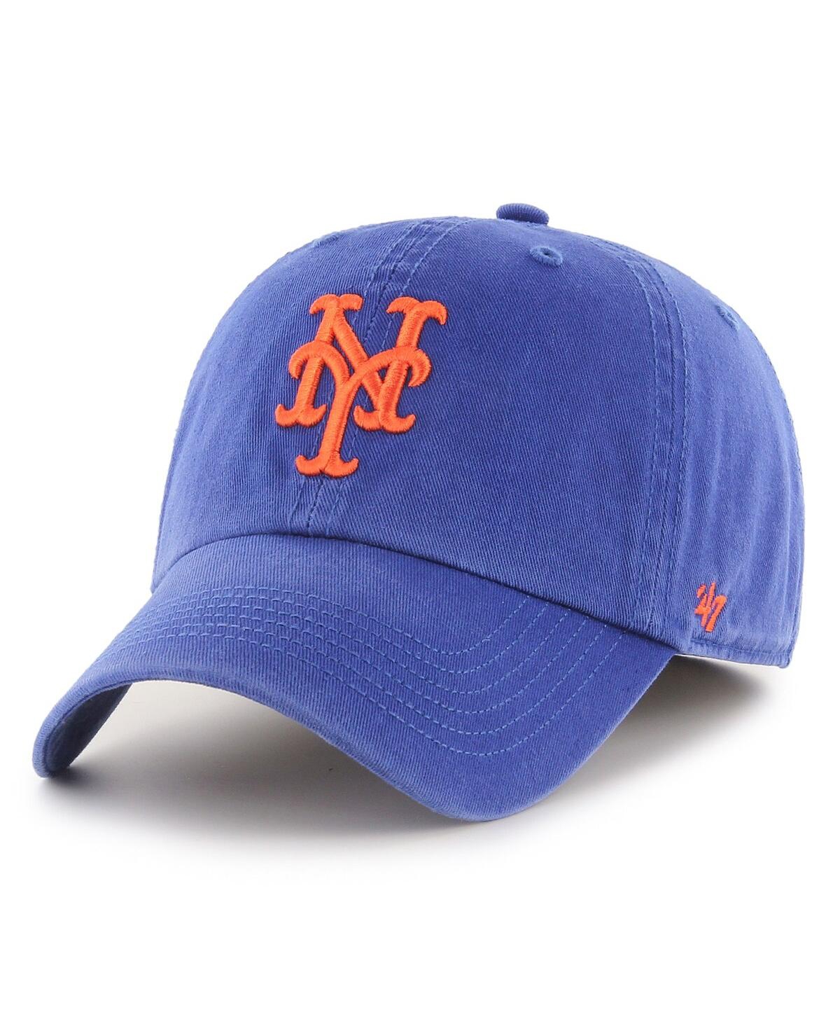 Men's '47 Brand Royal New York Mets Franchise Logo Fitted Hat - Royal