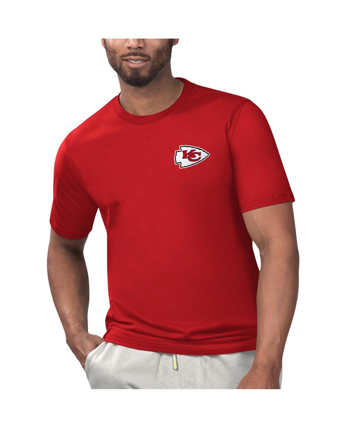 Men's Margaritaville Red Kansas City Chiefs Licensed to Chill T-shirt - Red