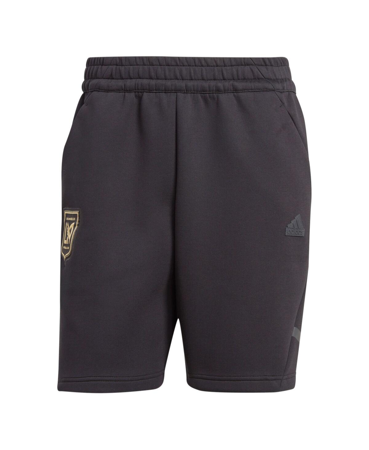 Shop Adidas Originals Men's Adidas Black Lafc 2024 Travel Shorts