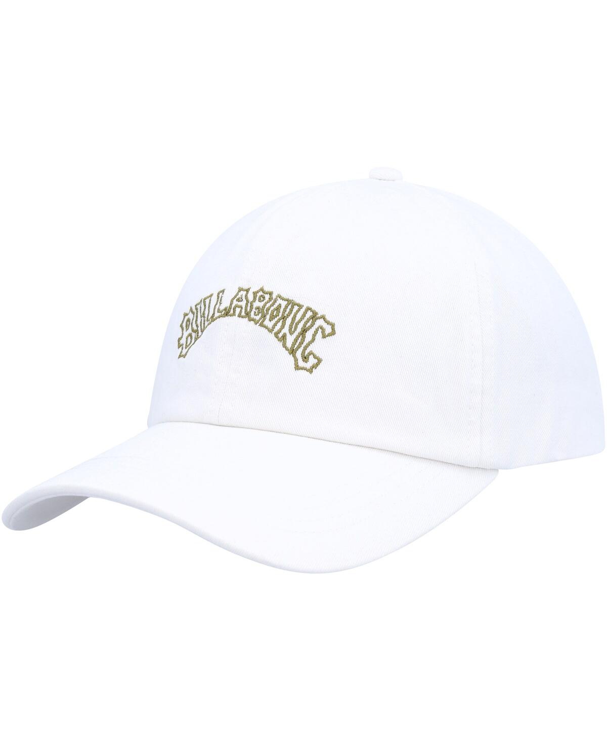 Women's Billabong White Dad Cap Adjustable Hat - White