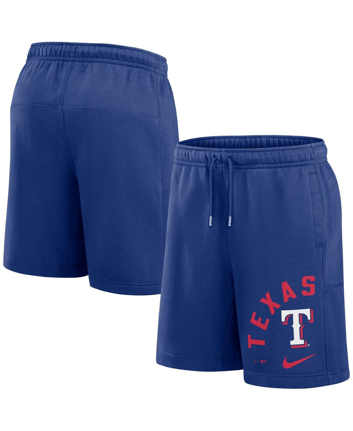 Shop Nike Men's  Royal Texas Rangers Arched Kicker Shorts