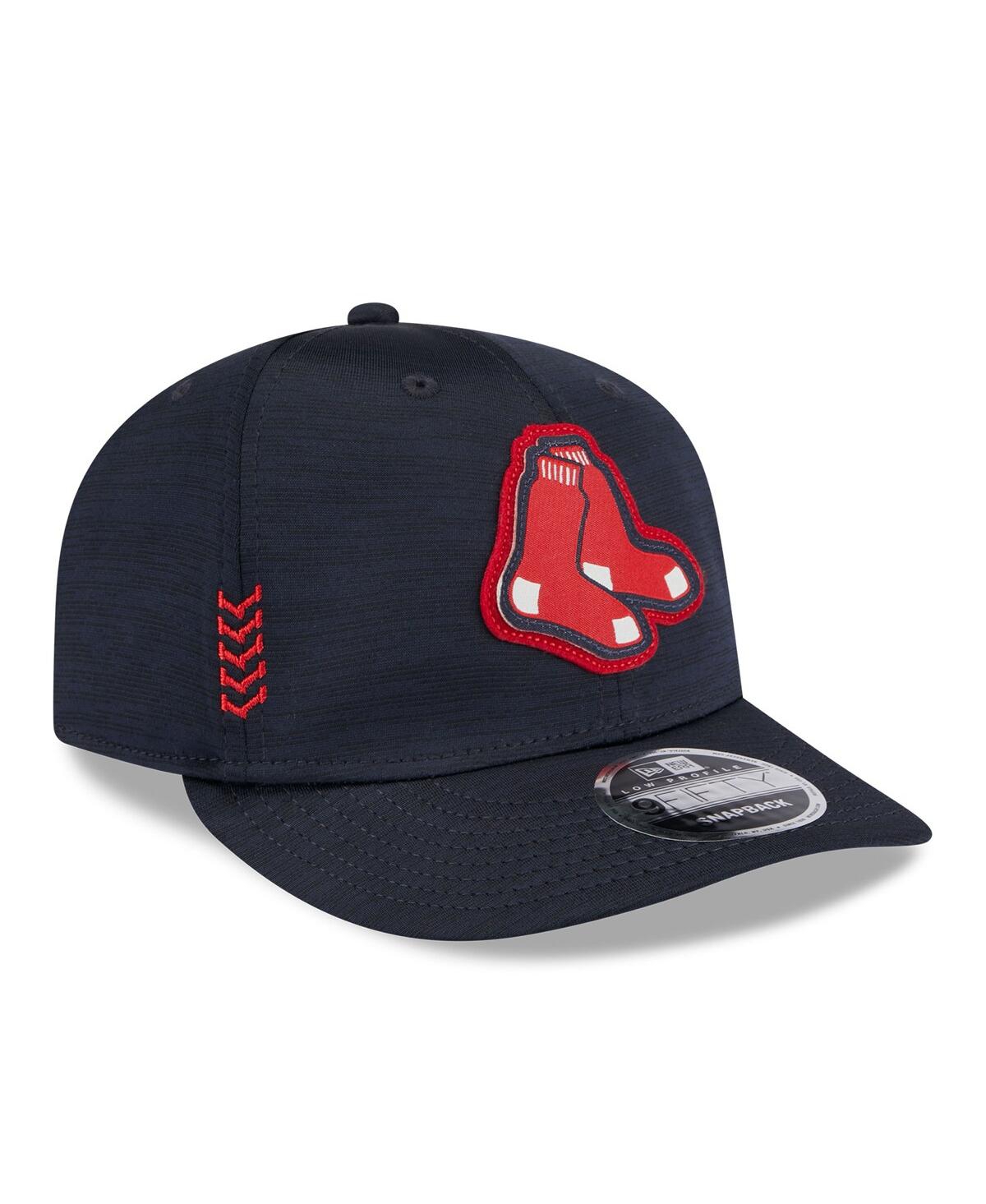 Men's New EraBoston Red Sox 2024 Clubhouse Low Profile 59FIFTY Fitted Hat - Navy