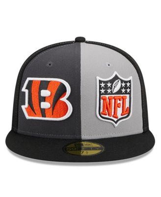 Men's Gray, Black Cincinnati Bengals 2023 Sideline 59FIFTY Fitted Hat