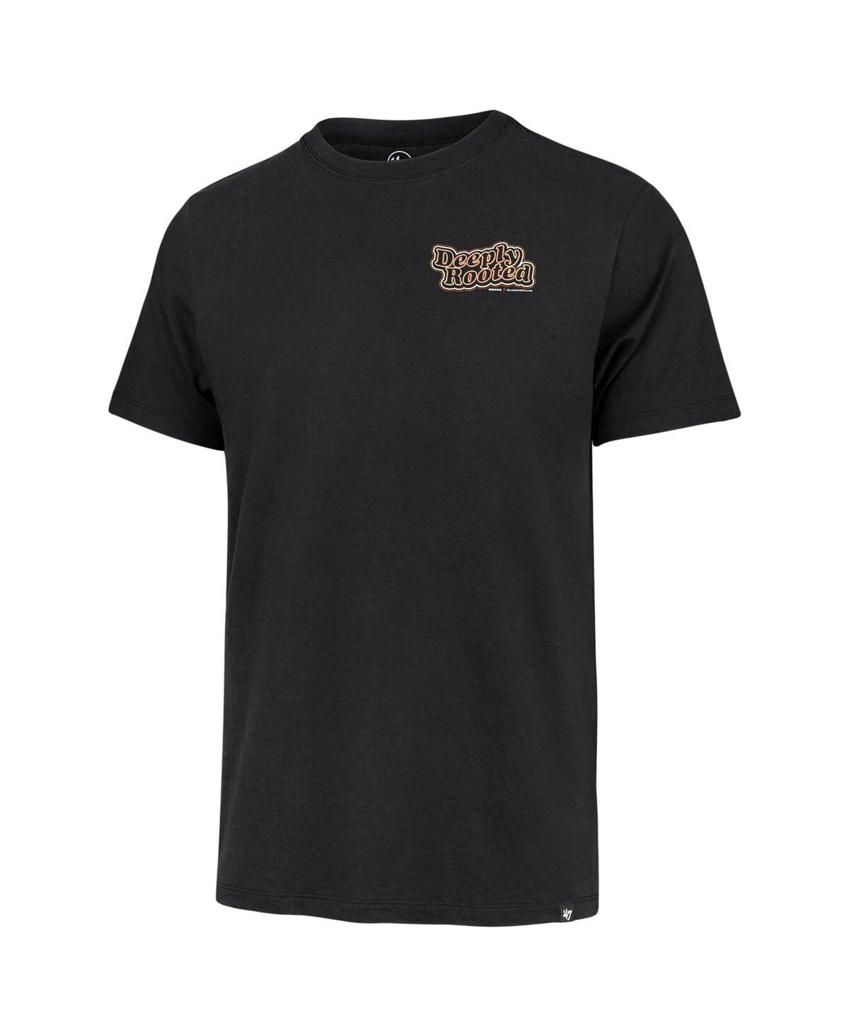 Shop 47 Brand Men's ' Black Chicago Bears Black History Month T-shirt