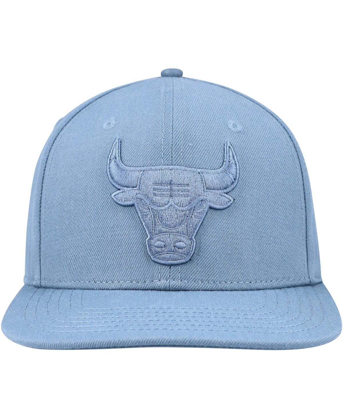 Shop Pro Standard Men's  Blue Chicago Bulls Tonal Snapback Hat