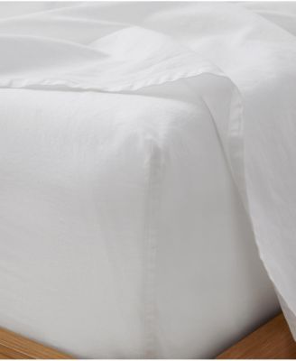 Organic Cotton Room Service Sateen Fitted Sheet - Queen