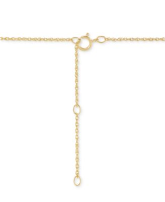Lab-Grown Gemstones 18" Butterfly Circle Pendant Necklace (1-3/8 ct. t.w.) in 14k Gold-Plated Sterling Silver