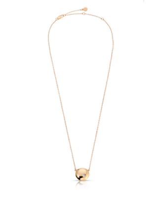 Polished Pebble Pendant Necklace