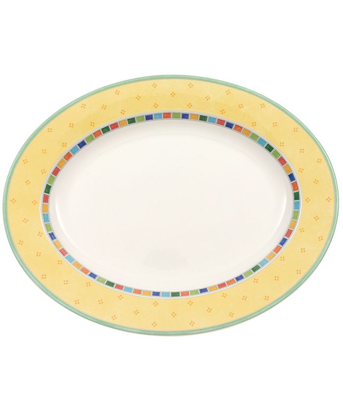 Villeroy & Boch - "Twist Alea" Oval Platter, 13 1/4"
