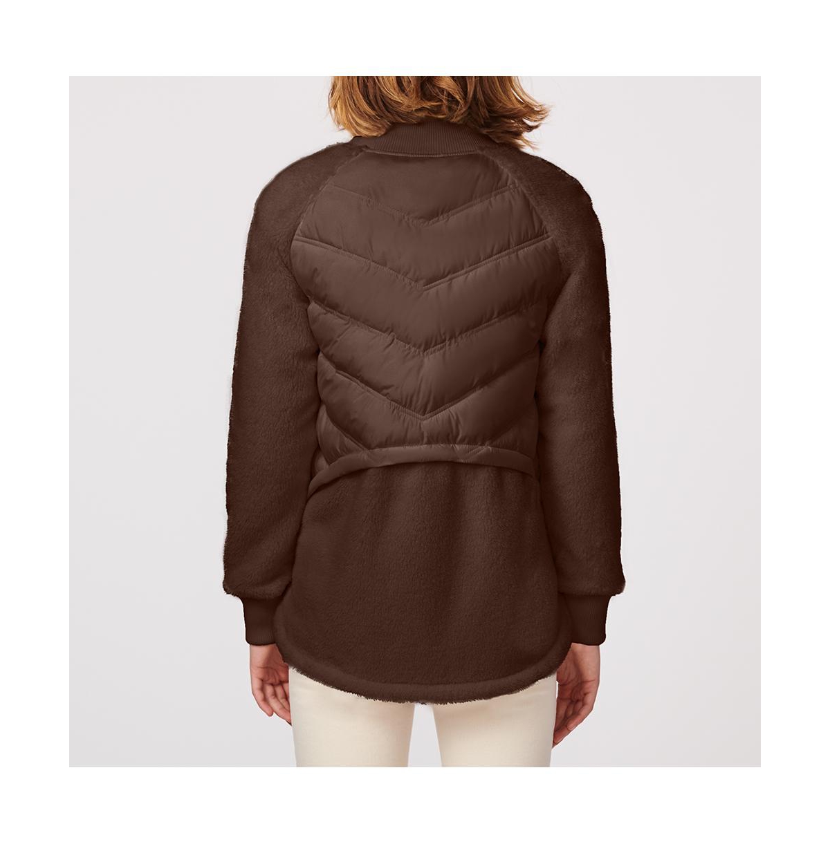 Bernardo Women's Light Weight Faux Fur Combo Jacket