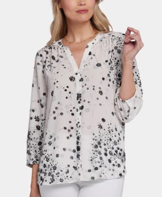 Nydj blouses macy's on sale