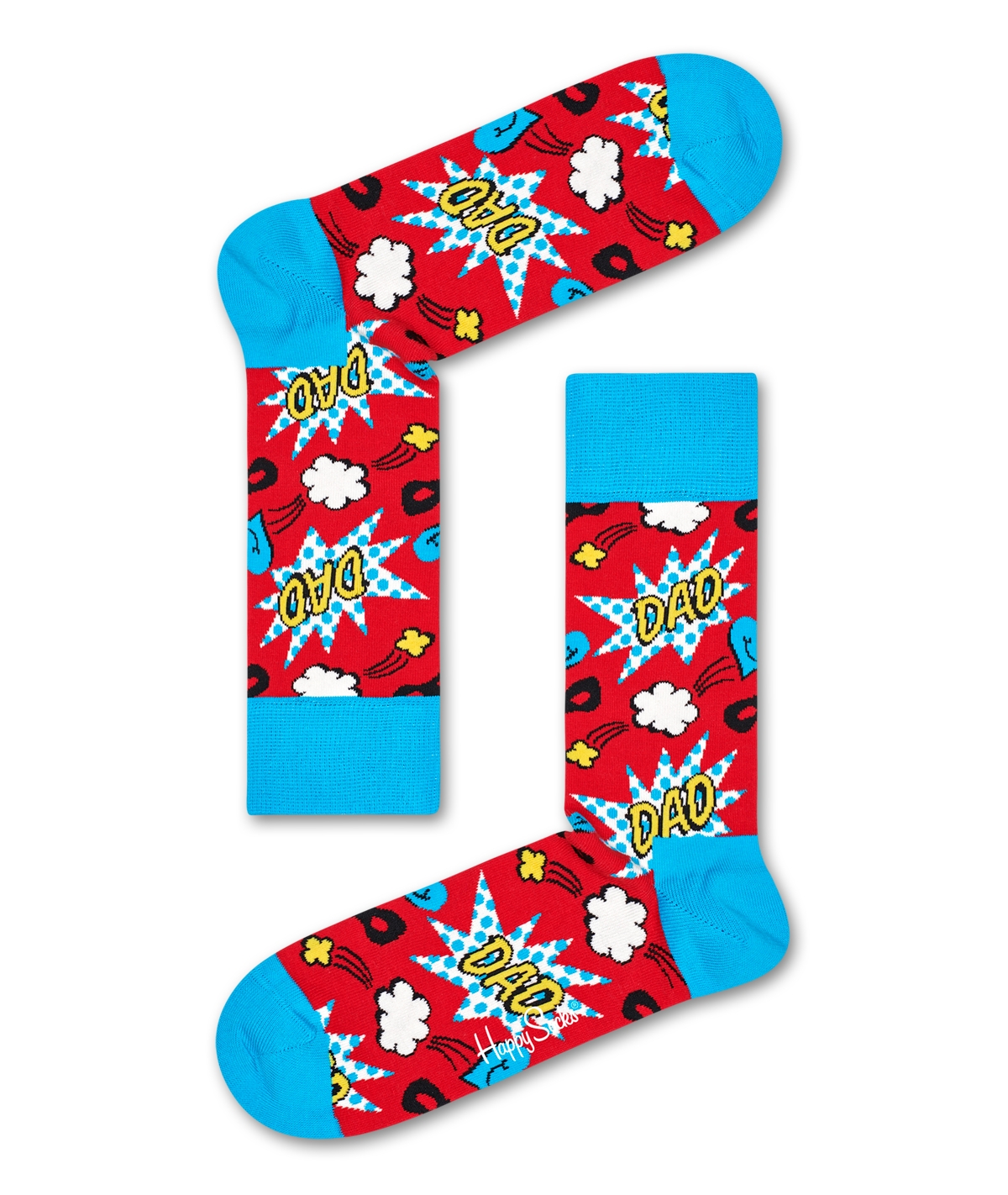 Shop Happy Socks 3-pack Father's Day Gift Set In Red