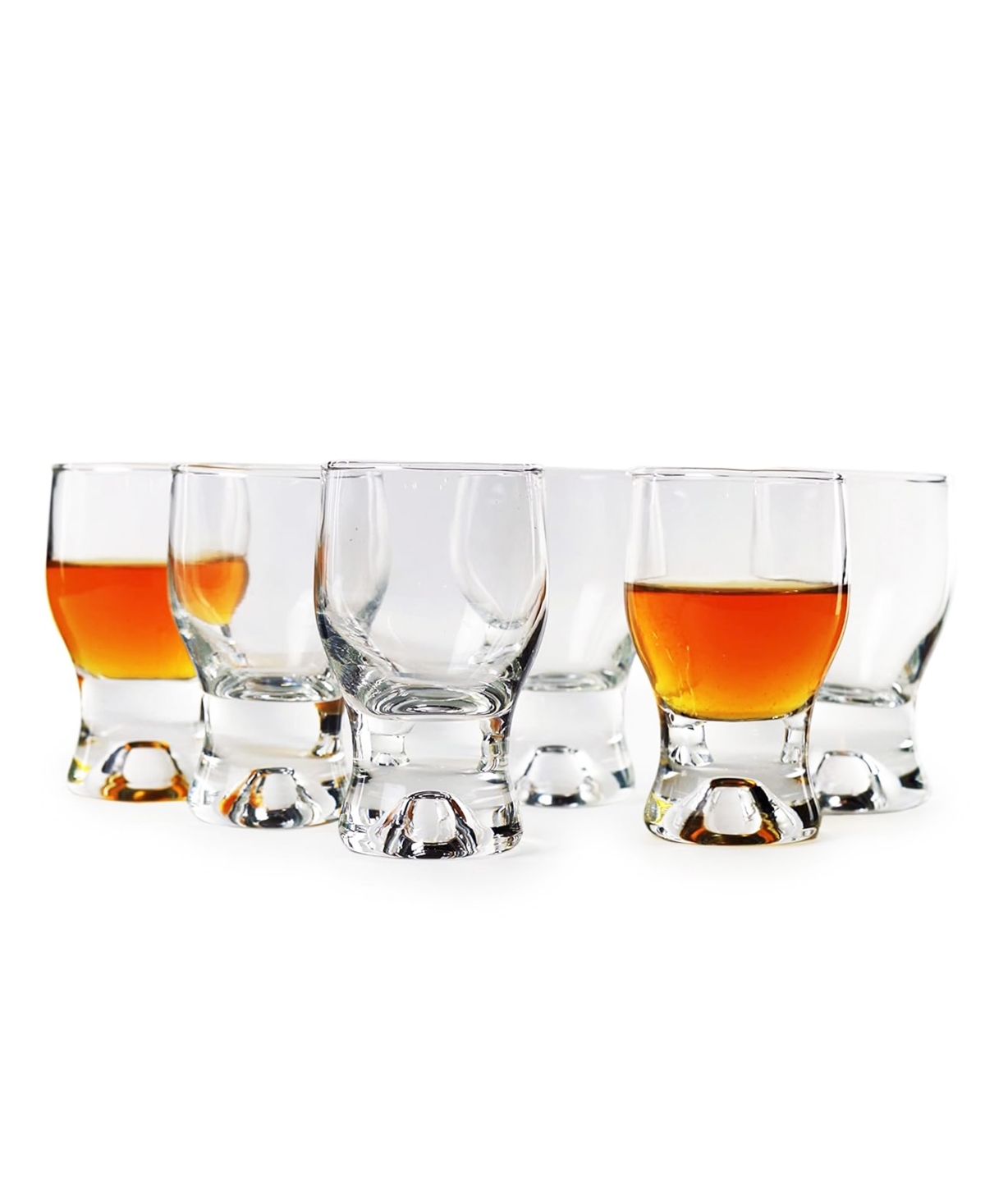 Circleware Tipsy Set Of 6 In Clear