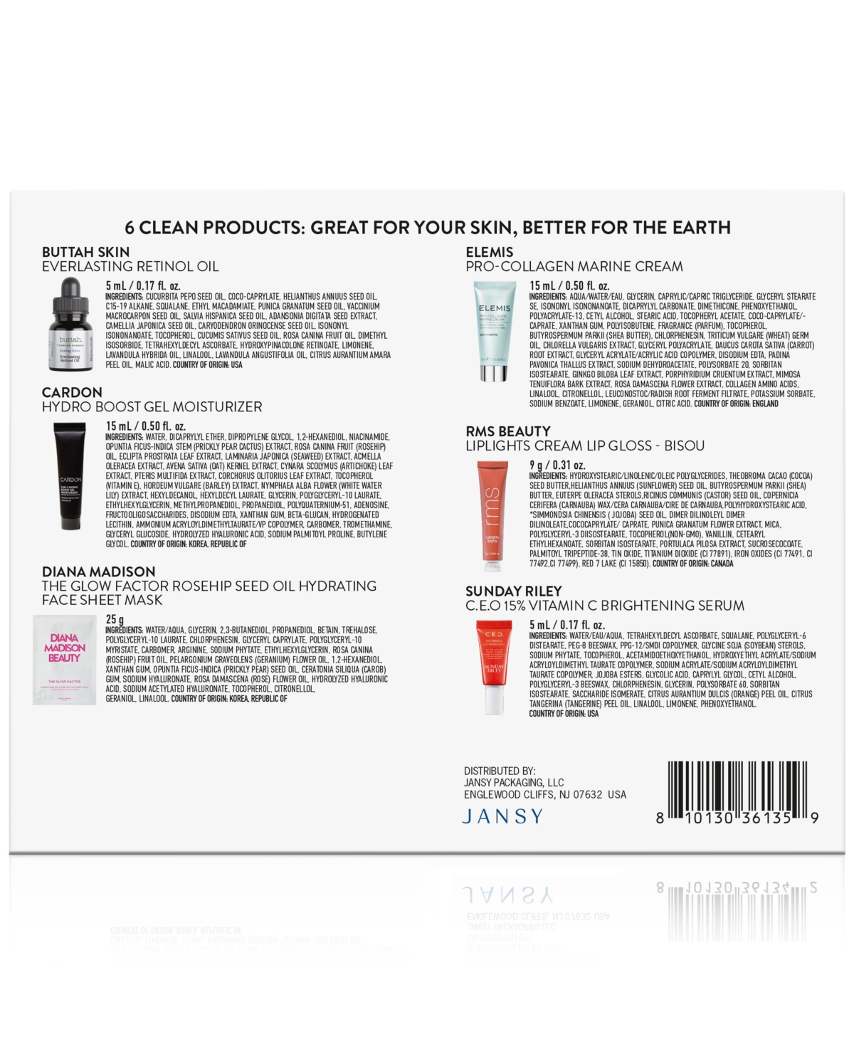 Shop Created For Macy's 6-pc. Conscious Beauty Skincare Set,  In Black