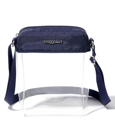 Женская сумка Baggallini Clear Stadium Explorer Crossbody, цвет: Тёмный синий